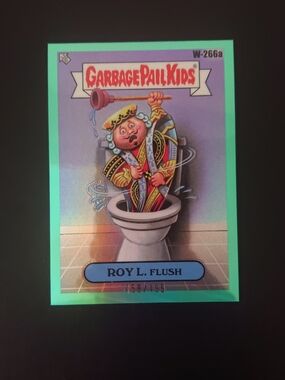 2024 Topps GPK Garbage Pail Kids Chrome 7 - Dotted Lionel (257b) - Aqua /199